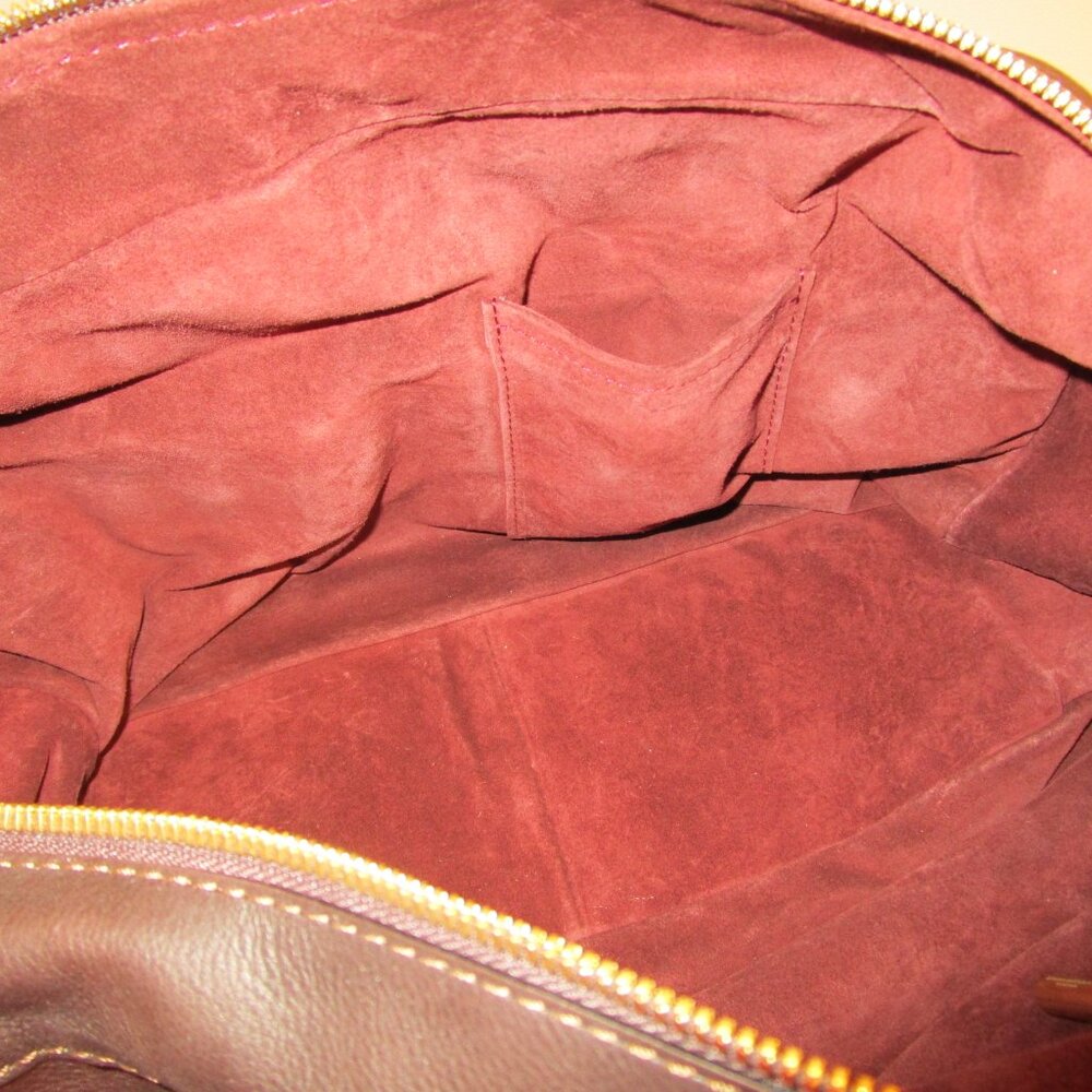 Coach Kristin Tan Python-Embossed Pocket Tote - image 13